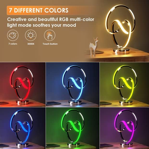 airnasa Modern Spiral RGB Table Lamp review