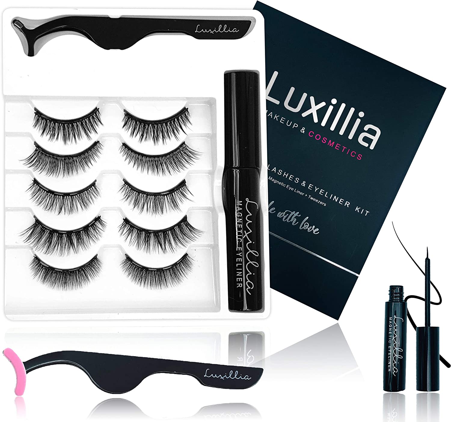 Luxillia Magnetic Eyelashes with Eyeliner