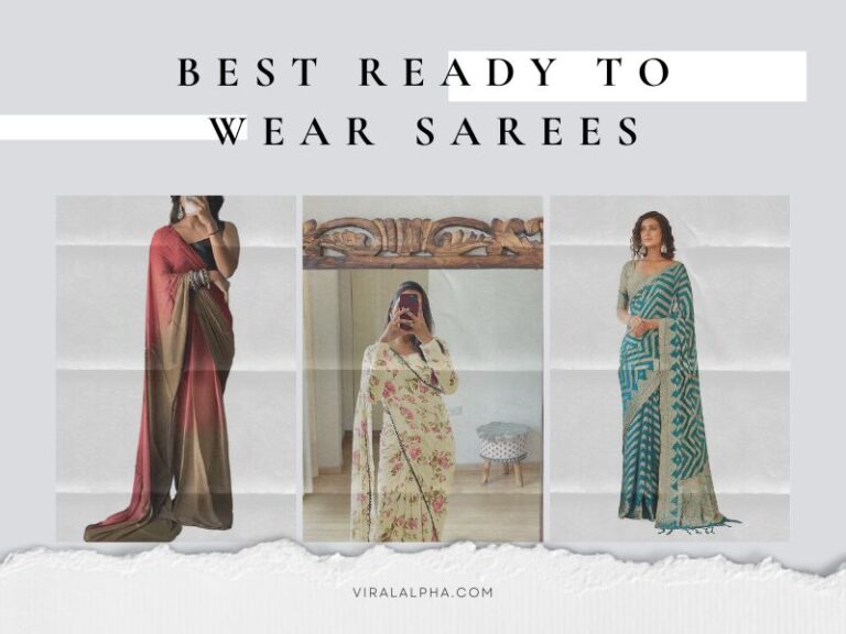 Draping Made Effortless – Best  Ready-to-Wear Sarees