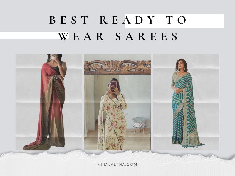 best ready to wear sarees