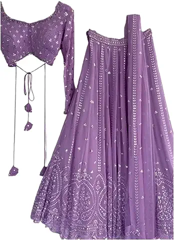 Purple Color Lehenga Choli for Dassera - Day 9 Color
